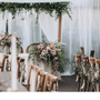 wedding hall with a bohemian setup