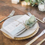 Boho-themed wedding tablescape