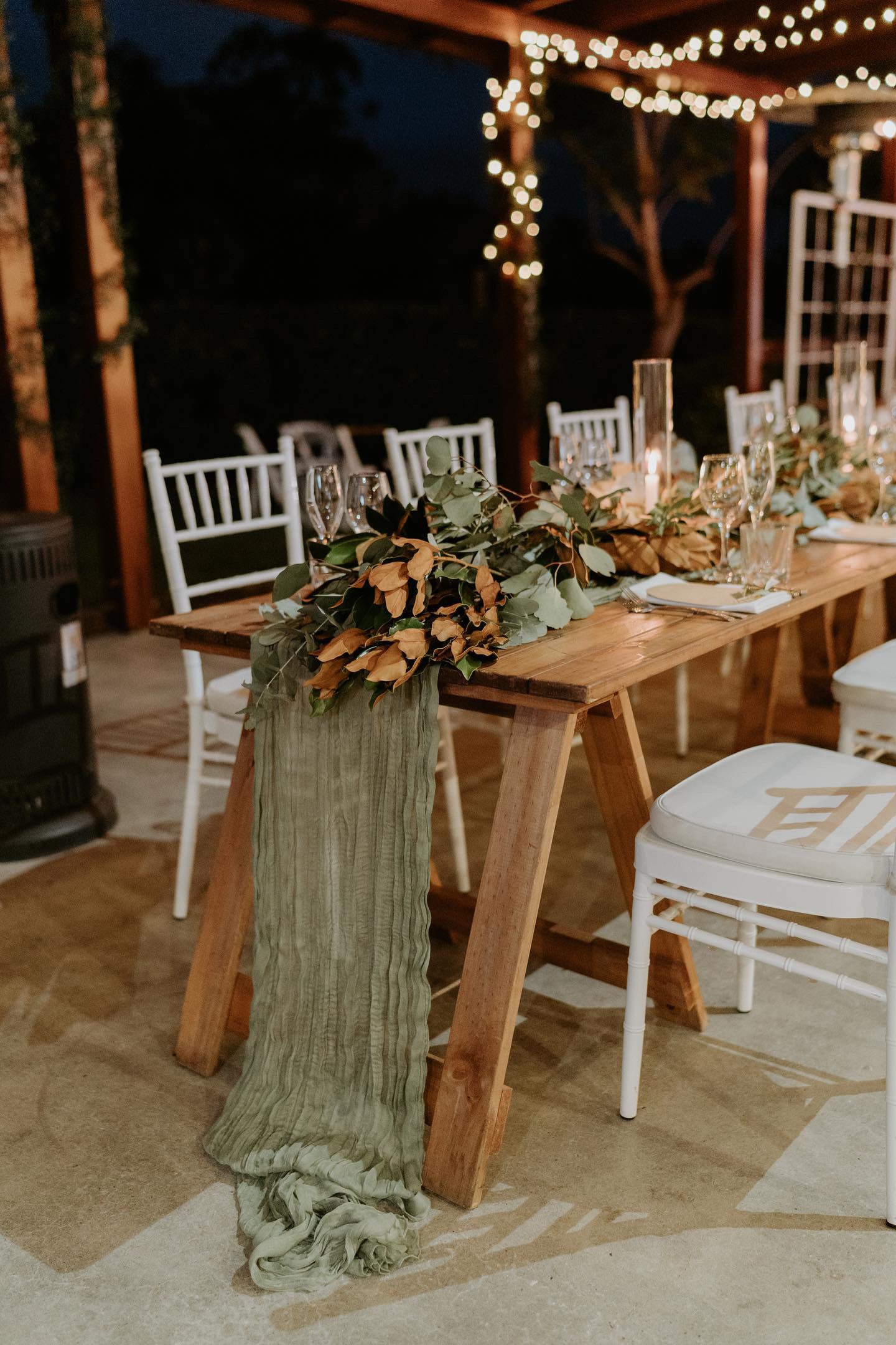 Rustic Gauze Table Runners - 4m