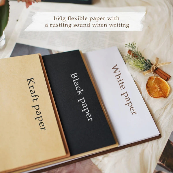Personalized Wooden Wedding Guest Book – Engraved Photo Album