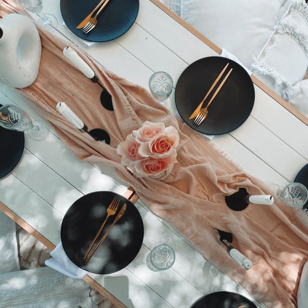 100% Cotton Table Runners - 3m - Hire or Buy