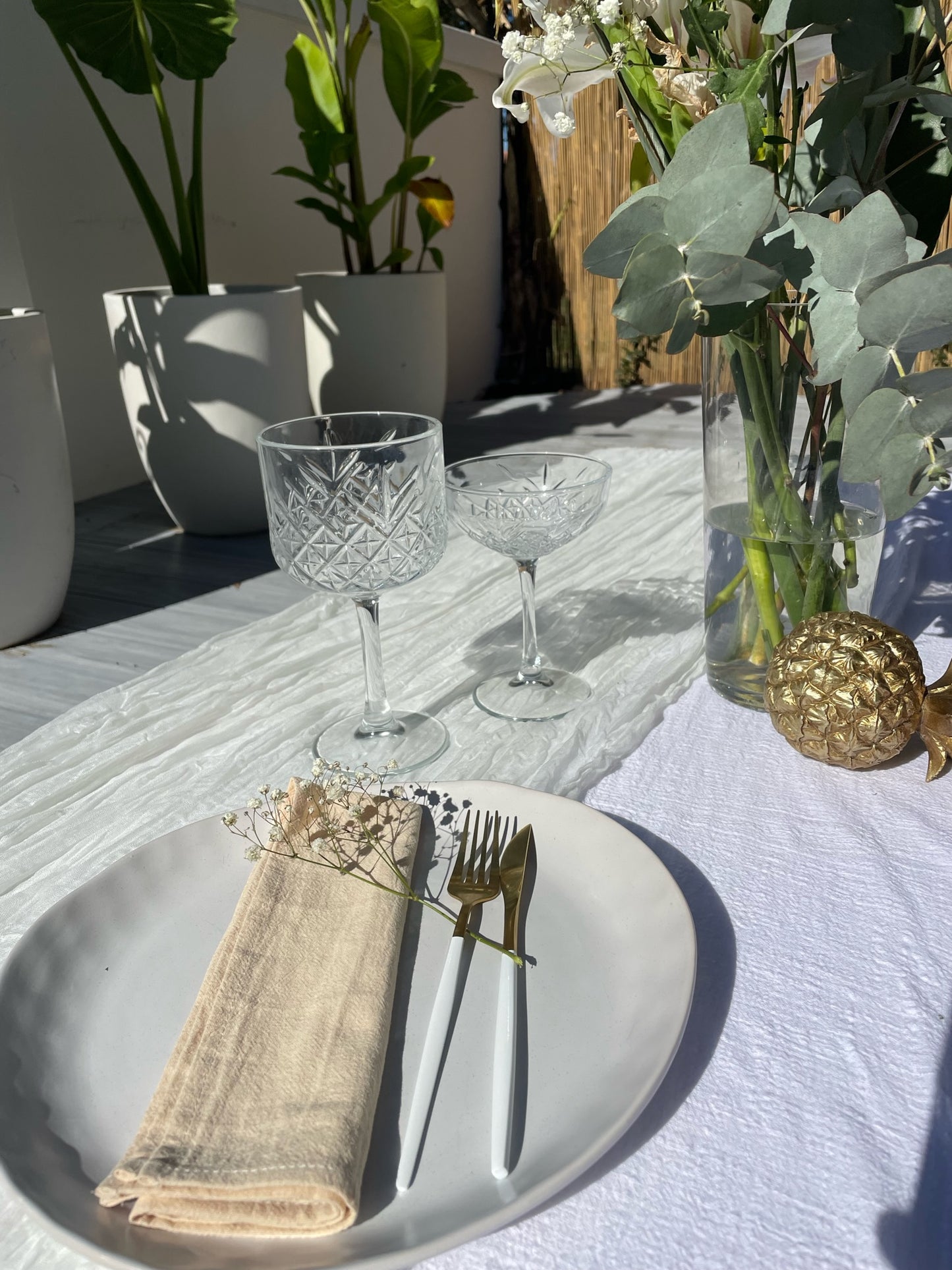 Rustic Seamed Cotton Napkins