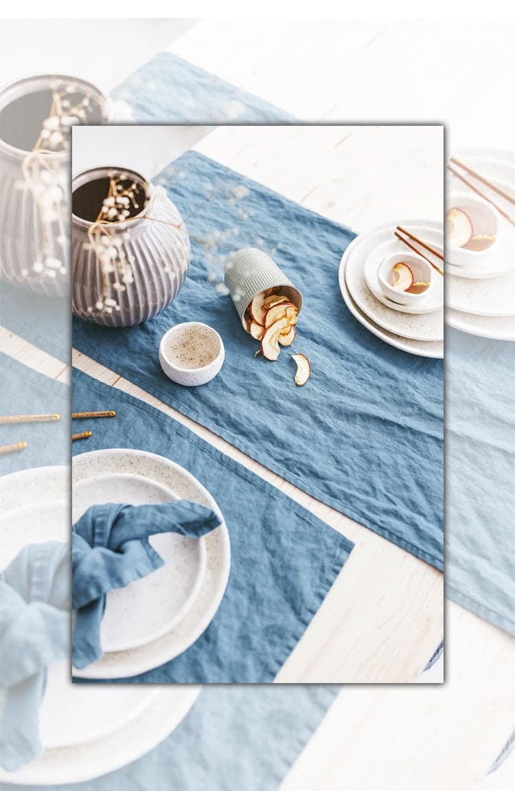 100% Pure Linen Table Runner- 3m
