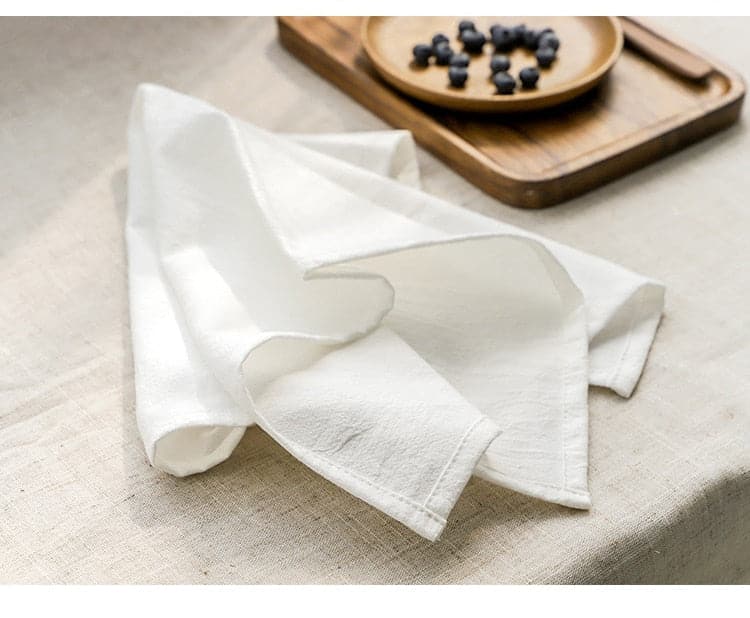 Rustic Seamed Cotton Napkins