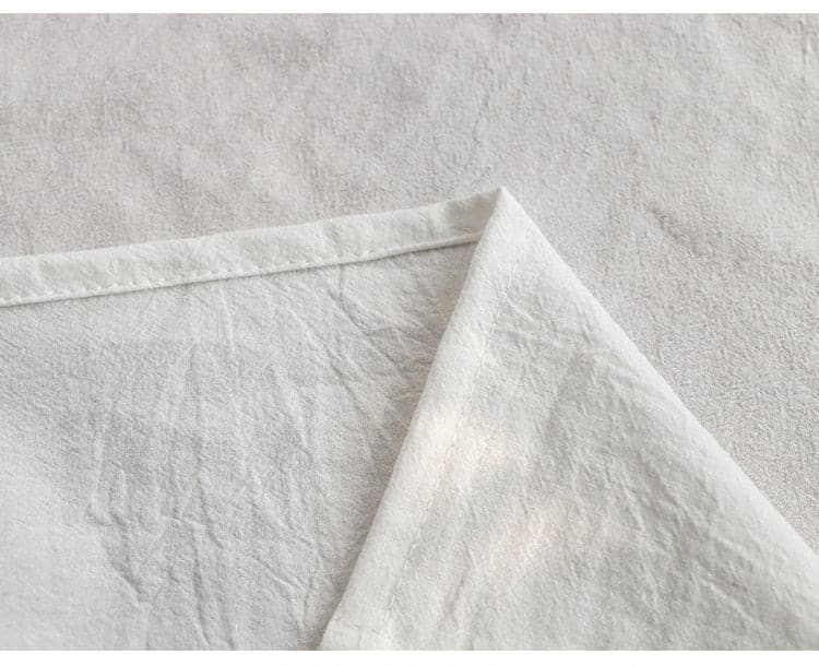 Rustic Seamed Cotton Napkins