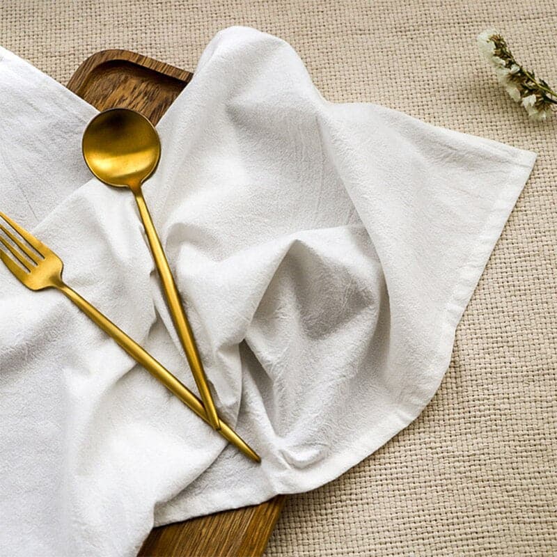 Rustic Seamed Cotton Napkins