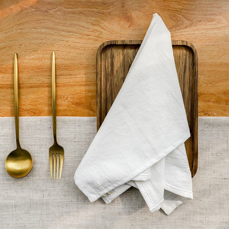 Rustic Seamed Cotton Napkins