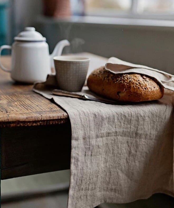 100% Pure Linen Table Runner- 3m