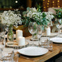 rustic style wedding table