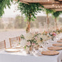 beautiful outdoor wedding reception table design