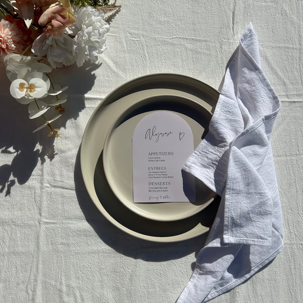 Hire Rustic Seamed Cotton Napkins