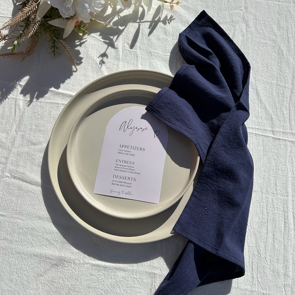 Hire Rustic Seamed Cotton Napkins