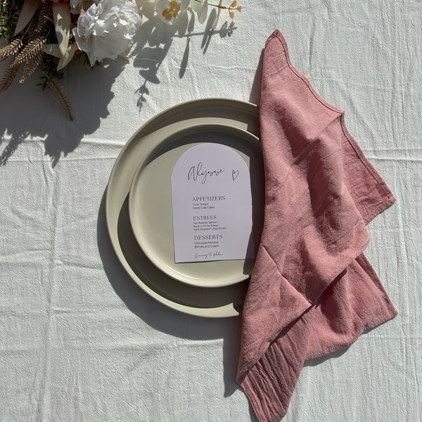 Sample Seamed Cotton Napkins