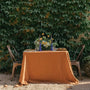 Rust Rustic Tablecloth