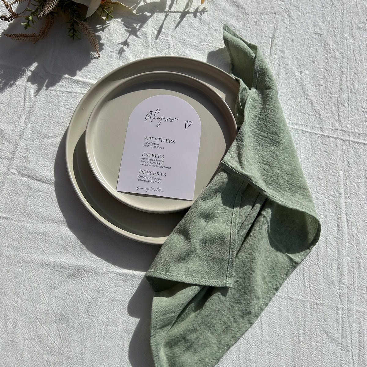 Hire Rustic Seamed Cotton Napkins