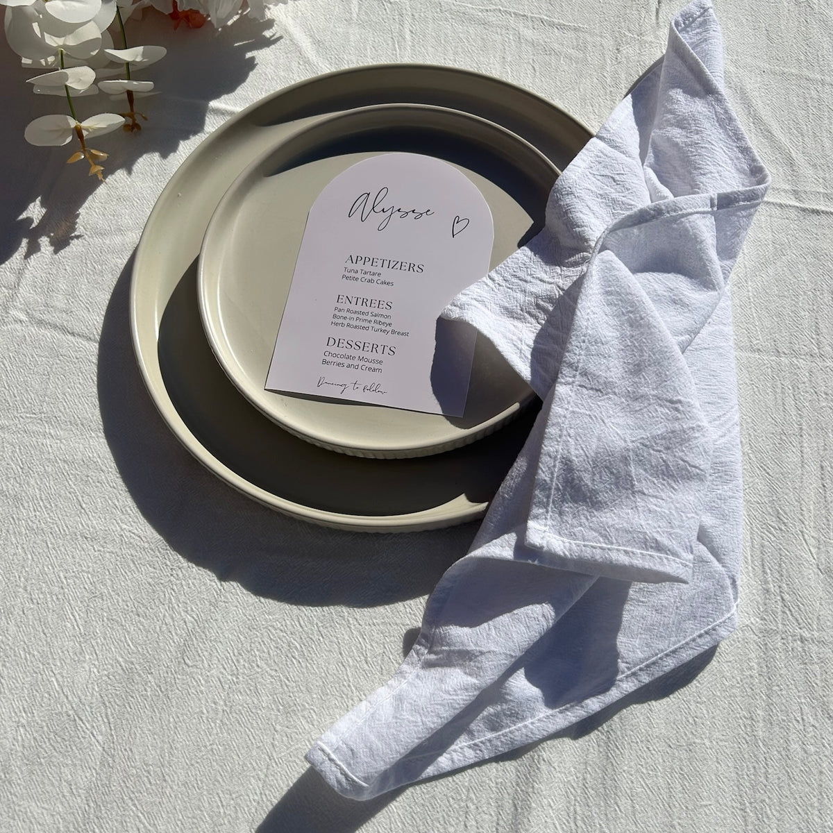 Hire Rustic Seamed Cotton Napkins