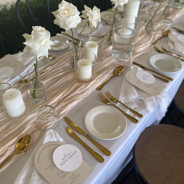 Hire Thick Gold Cutlery Sets