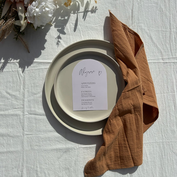 Sample Seamed Cotton Napkins