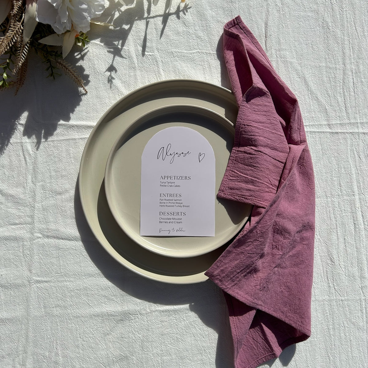 Hire Rustic Seamed Cotton Napkins