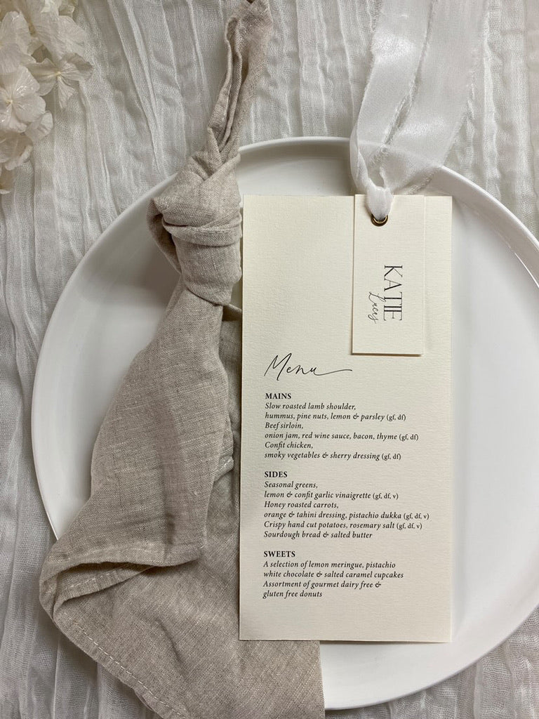 Beige 100% Linen Napkins