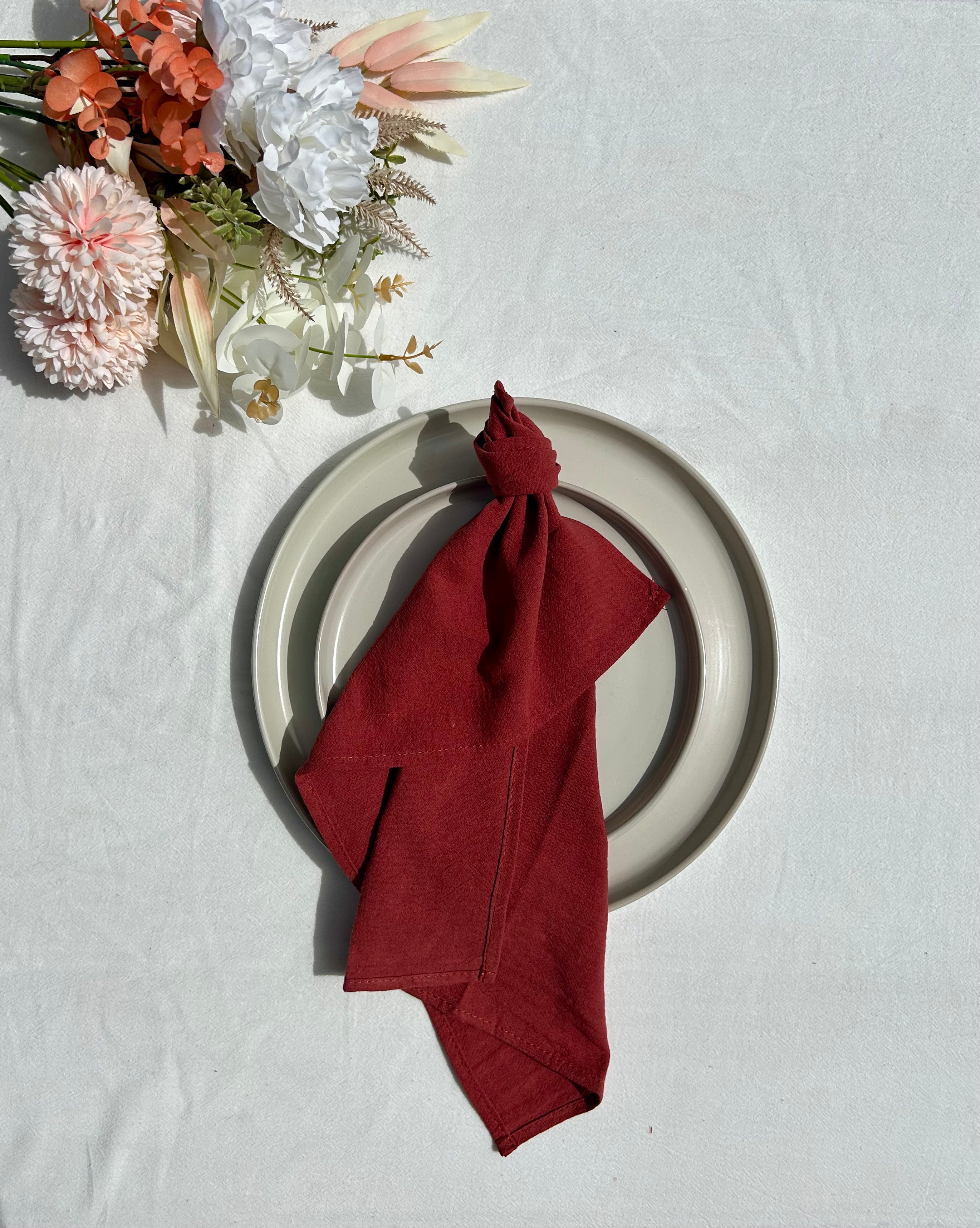 30% Off Seamed Cotton Napkins | Organic Events Supply Co