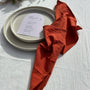 Rust Seamed Napkins