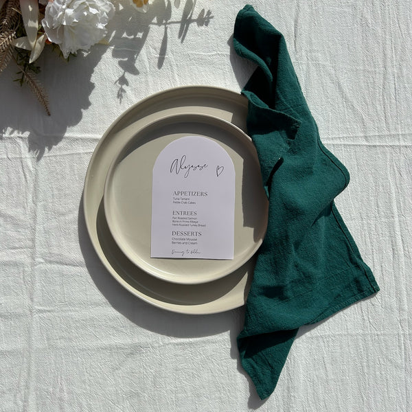 Hire Rustic Seamed Cotton Napkins