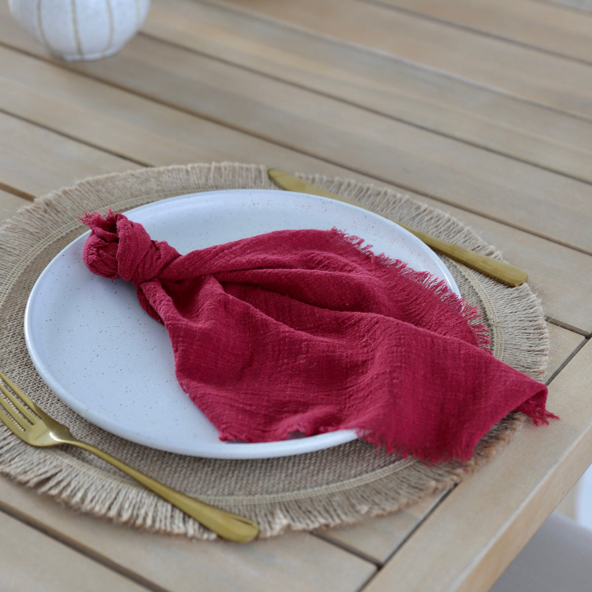 Sample Rustic Cotton Napkins