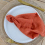 Rust Rustic Cotton Napkins