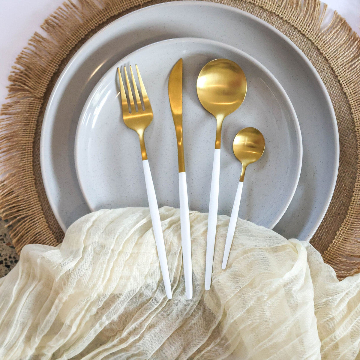 Hire Rattan Fringe Placemats