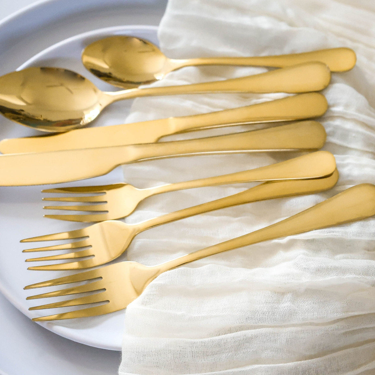 Thick Gold Cutlery Sets