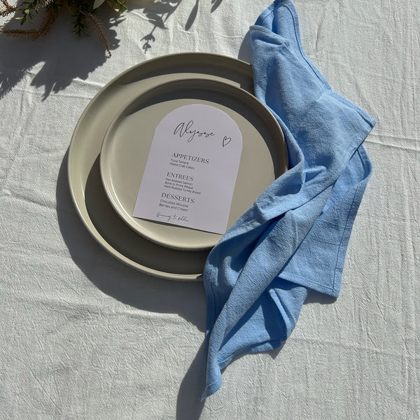 Hire Rustic Seamed Cotton Napkins