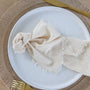 Oatmeal Rustic Cotton Napkins