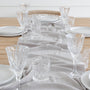 Light Grey Rustic Cotton Table Runners - 3m