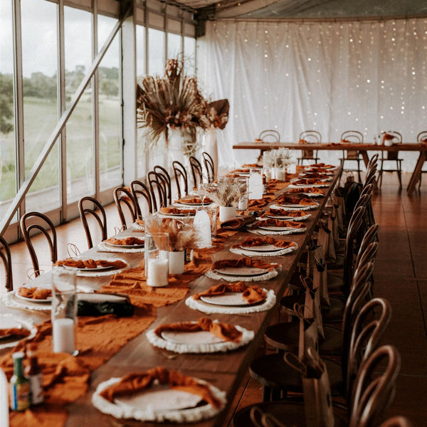 Rust Rustic Cotton Napkins