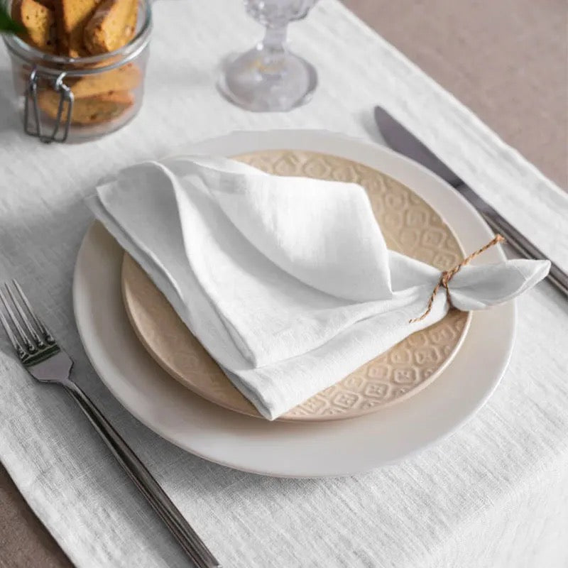 100% Linen Napkins. Set of 2. – Bow Street Home