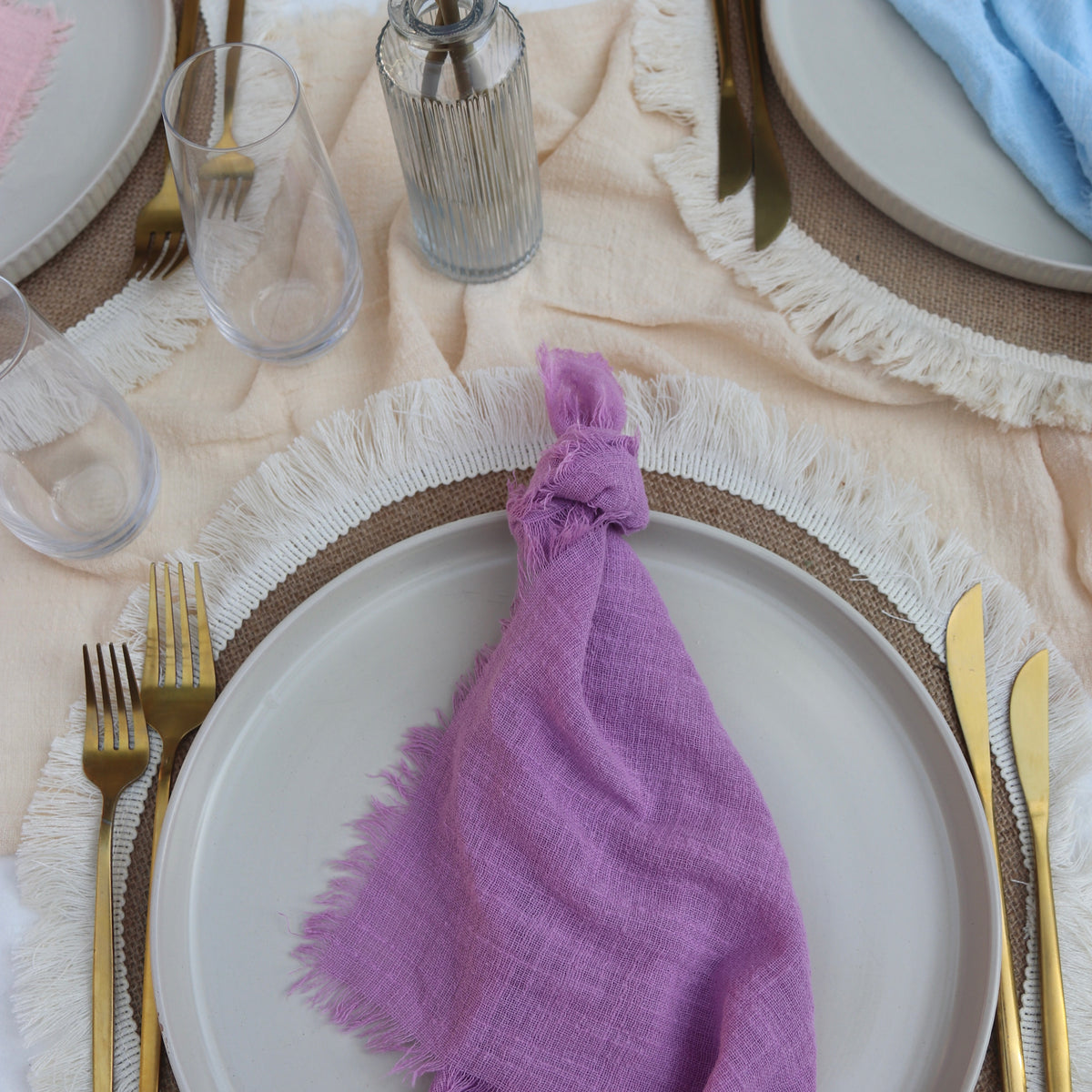 100% Cotton Wedding Napkins - Hire or Buy