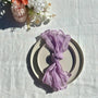 Purple Rustic Gauze Cheesecloth Napkins