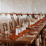 Rust Rustic Cotton Table Runners - 3m