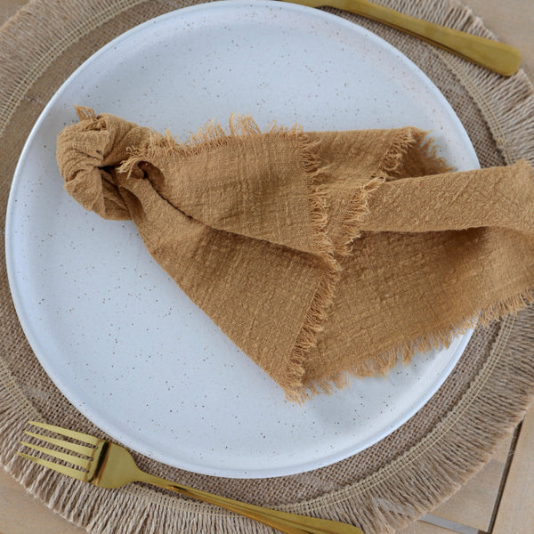 Hire Rattan Fringe Placemats