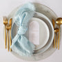 Baby Blue Rustic Cotton Napkins