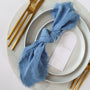 French Blue Rustic Cotton Napkins