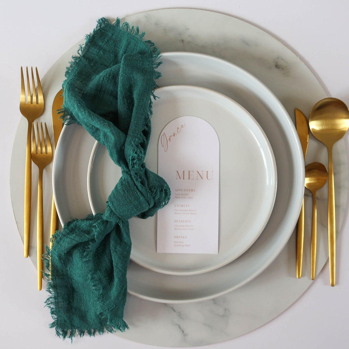 Sample Rustic Cotton Napkins