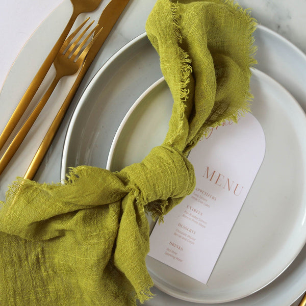 Sample Rustic Cotton Napkins