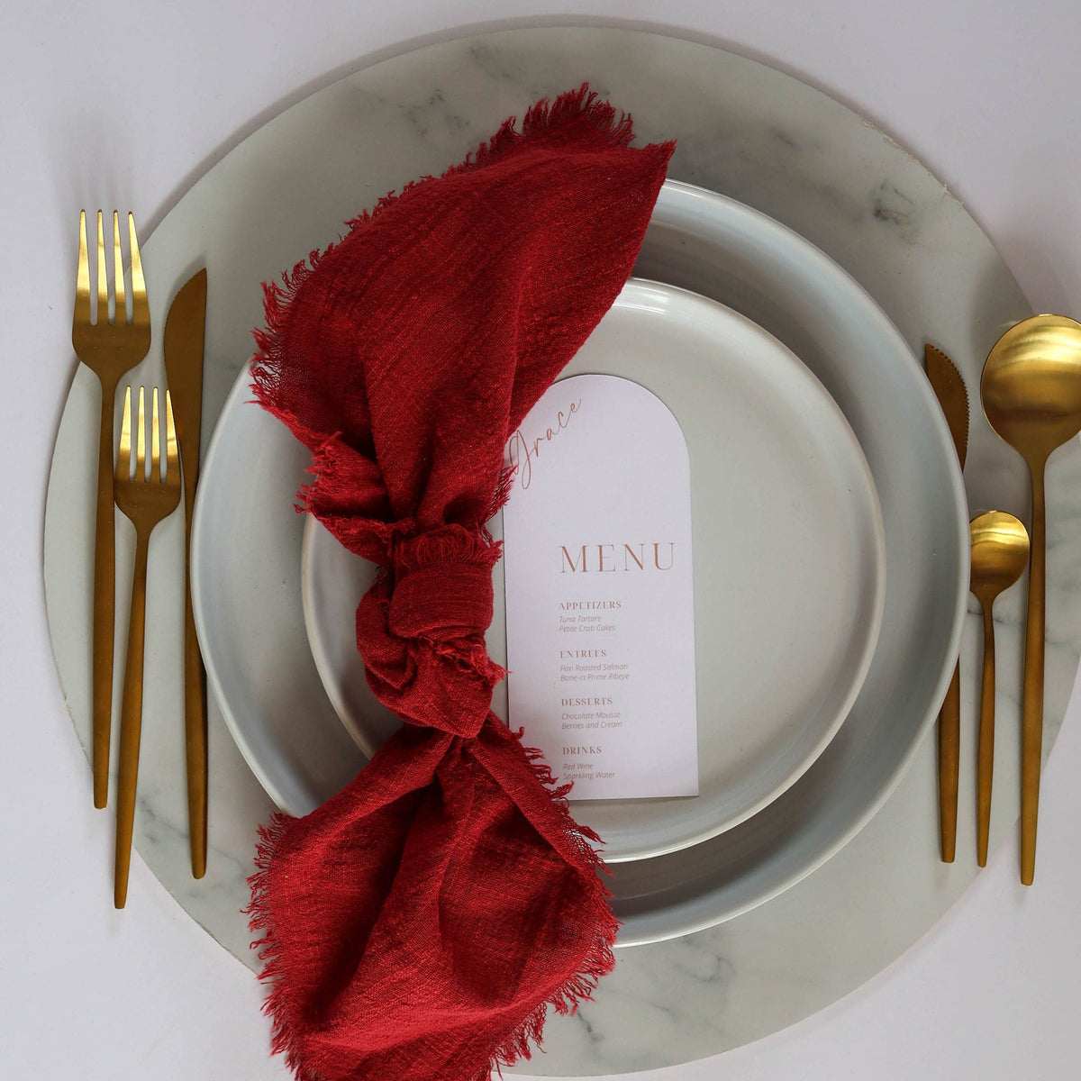 Sample Rustic Cotton Napkins