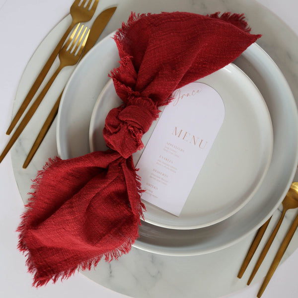 Sample Rustic Cotton Napkins