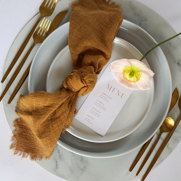 Sample Rustic Cotton Napkins