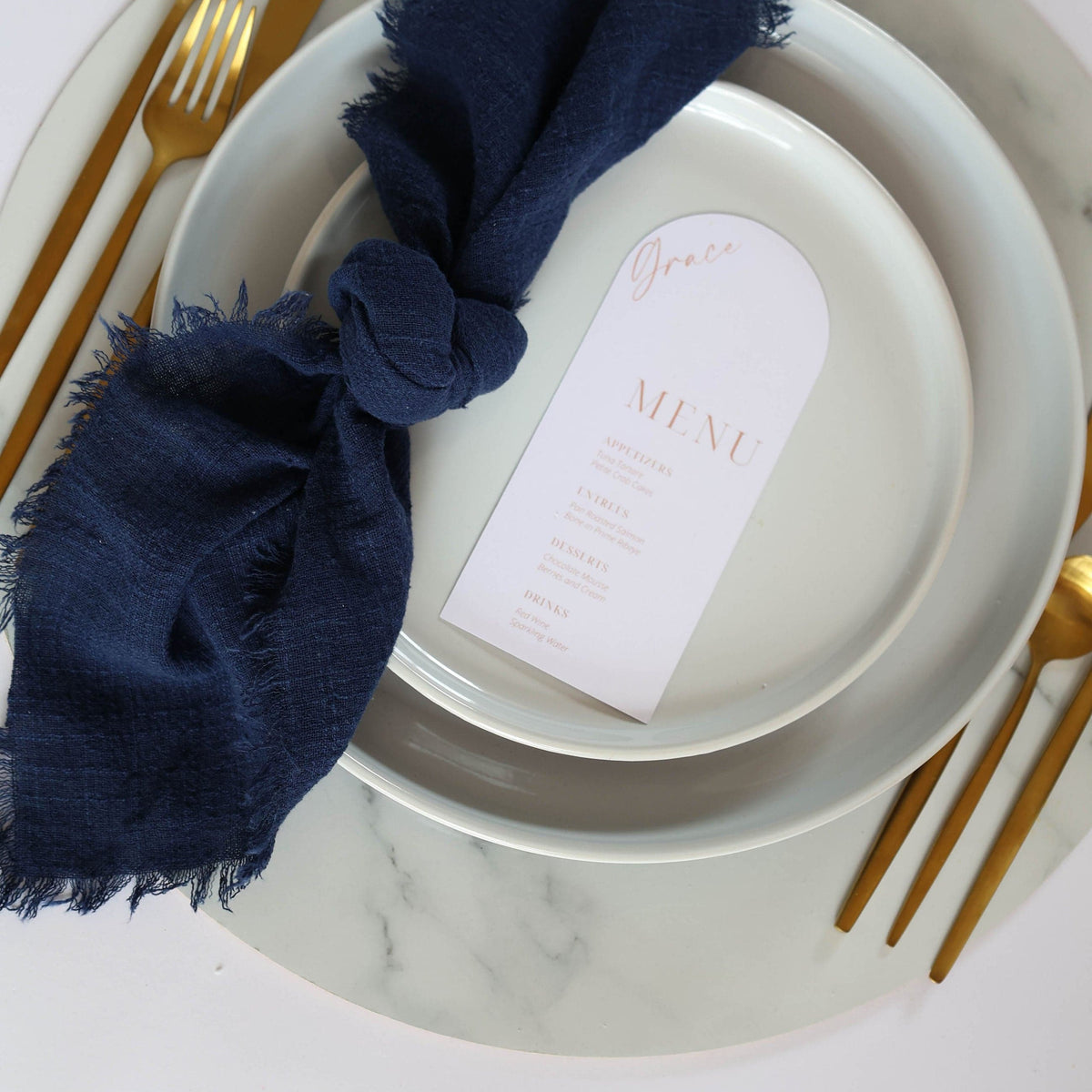 Sample Rustic Cotton Napkins