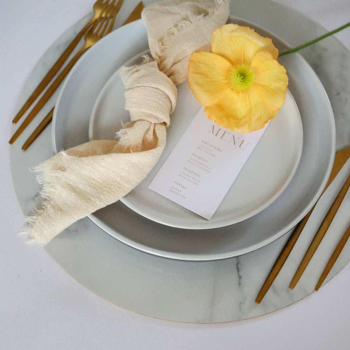 Sample Rustic Cotton Napkins