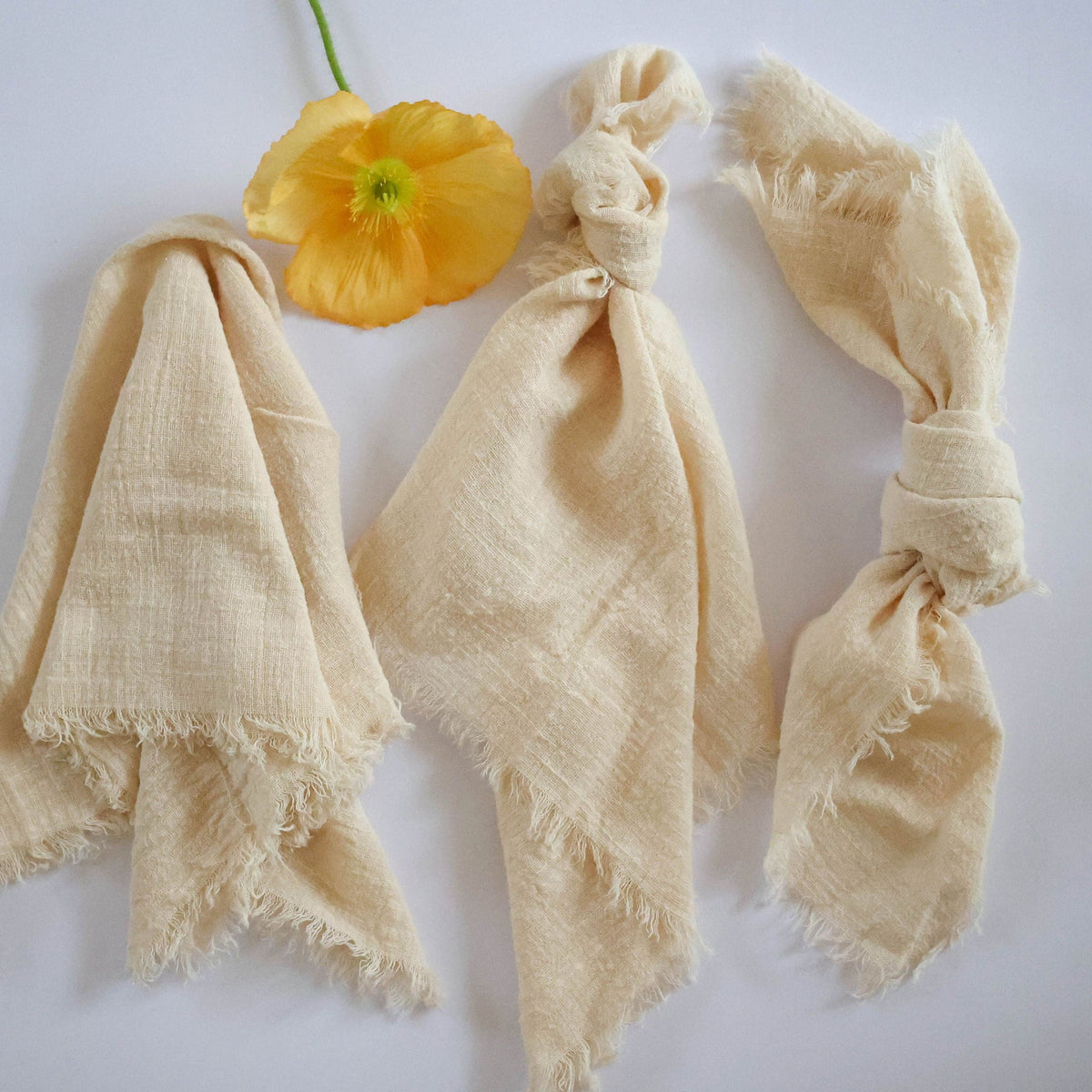 Sample Rustic Cotton Napkins